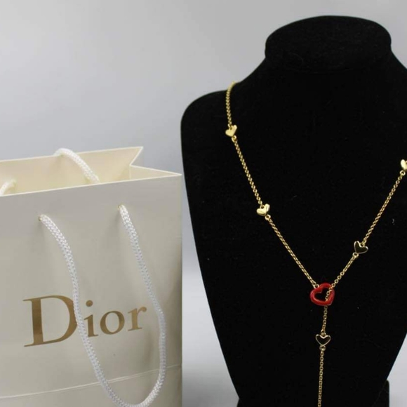Dior heart Y-necklace - Picture 1 of 4